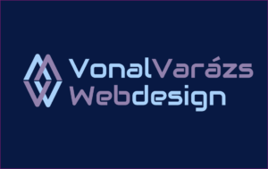 Vonalvarázs Webdesign logó