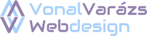 Vonalvarázs Webdesign logó