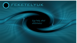 Feketelyuk névjegykártya hátoldala