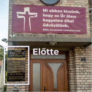Információs tábla újratervezés, kiindulási állapot